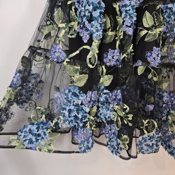 Dress the Population Paulette Floral Midi Dress Women's Size XS Extra Small NEW - Picture 8 of 12